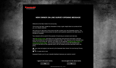 Kawasaki Owner’s Survey