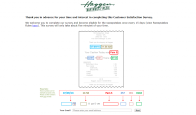Take Survey toWin a $100 Haggen Gift Card