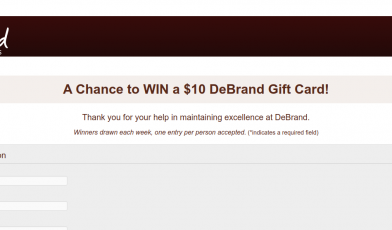 debrand survey logo