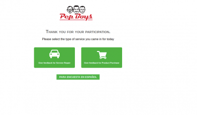 pep boys survey logo