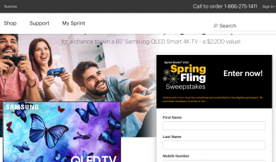 sprint aaa tv sweepstakes logo