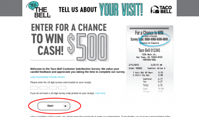 taco bell survey logo