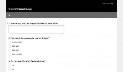 victoria’s secret survey logo