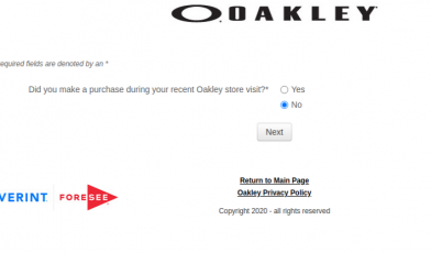 Oakley Survey