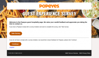 Popeyes Survey